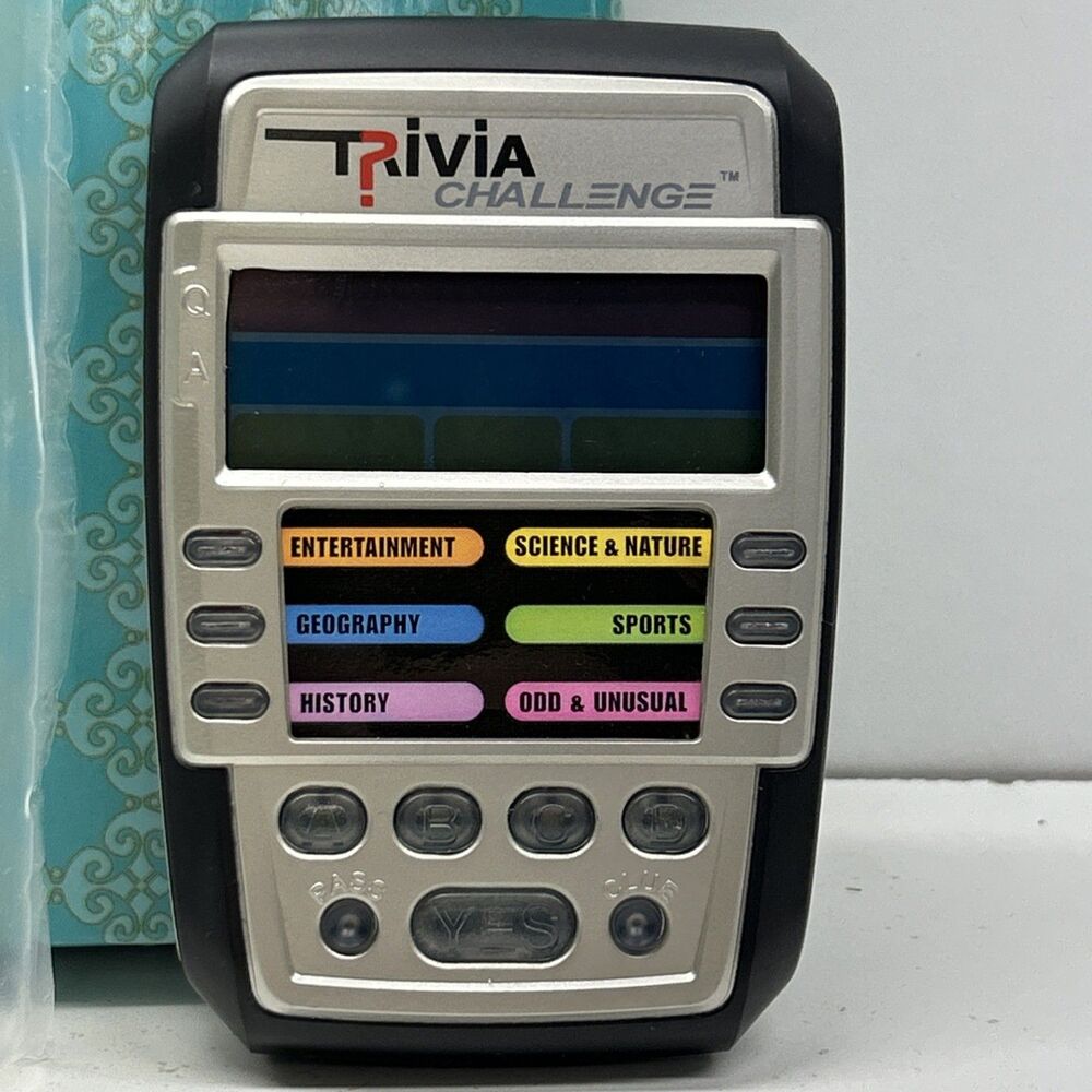 Trivia Challenge Hand Held‎ Game - Entertainment Hand Held Tested Works